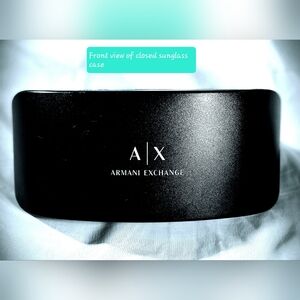 Armani Exchange Black Eyewear Case